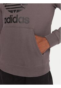 Adidas - adidas Bluza adicolor Classics Trefoil JY3765 Szary Regular Fit. Kolor: szary. Materiał: bawełna