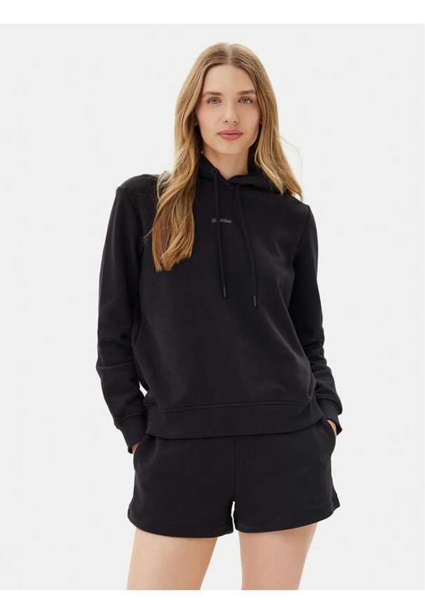 Calvin Klein Jeans Bluza Placed Institutional J20J225364 Czarny Regular Fit. Kolor: czarny. Materiał: bawełna