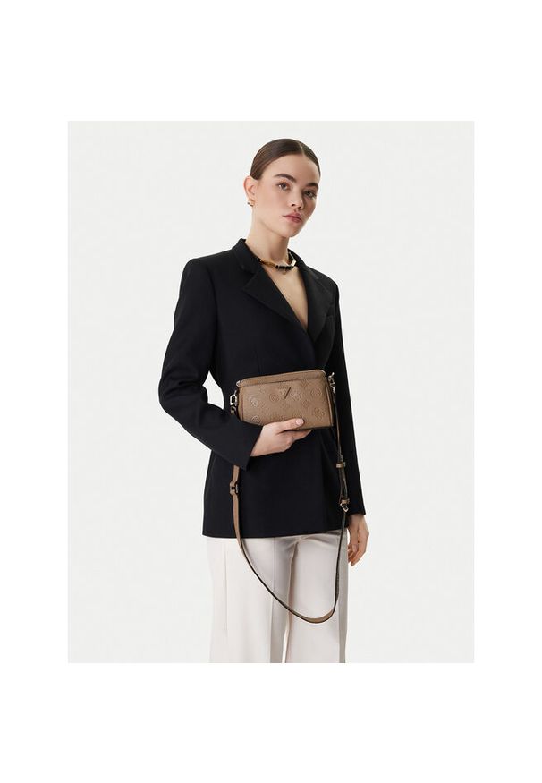 Torebka Guess. Kolor: brązowy