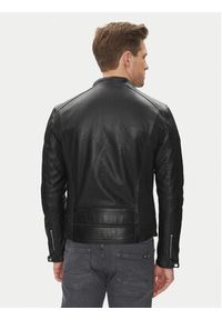 Serge Pariente Kurtka skórzana Couture Czarny Slim Fit. Kolor: czarny. Materiał: skóra #4