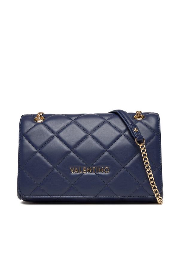 VALENTINO - Valentino Torebka Ocarina VBS3KK02R Granatowy. Kolor: niebieski. Materiał: skórzane