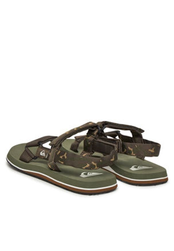Quiksilver Sandały AQYL101253 Zielony. Kolor: zielony. Materiał: materiał