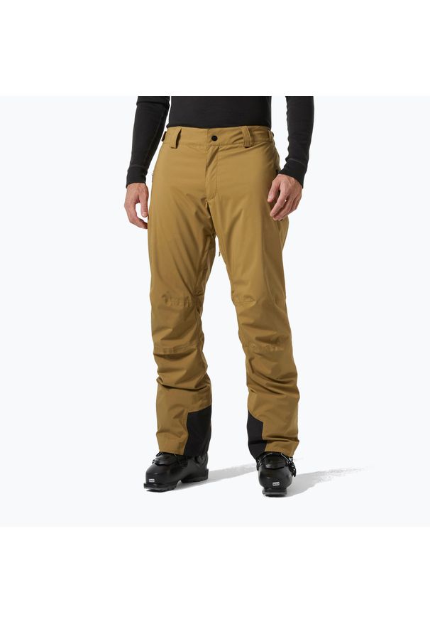 Spodnie narciarskie męskie Helly Hansen Legendary Insulated. Kolor: brązowy. Sezon: zima. Sport: narciarstwo