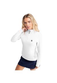 SIROKO - Bluza golfowa damska Caddy. Typ kołnierza: golf. Kolor: biały. Materiał: materiał. Sport: golf