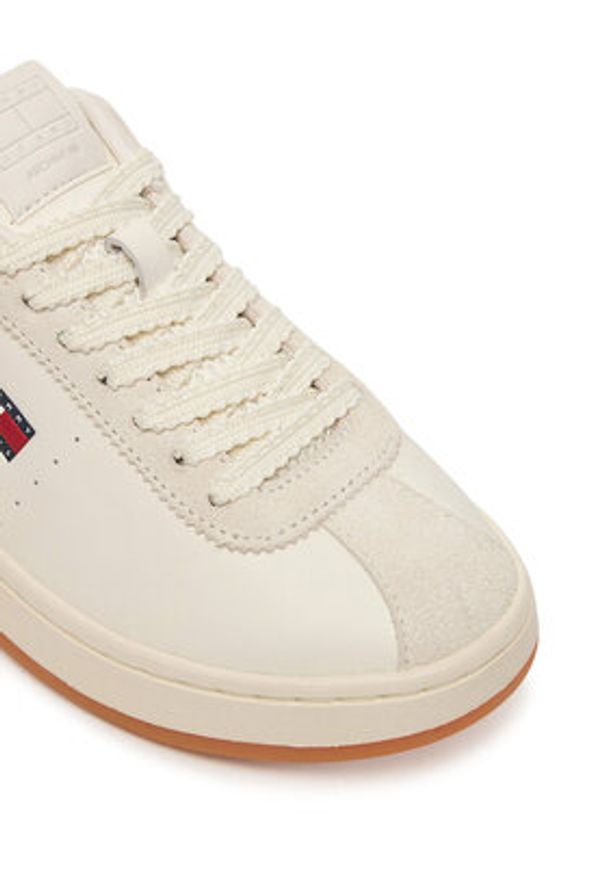 Tommy Jeans Sneakersy Archive '98 Unlined EN0EN02983 Écru. Materiał: skóra