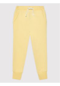 Name it - NAME IT Spodnie dresowe 13192135 Żółty Regular Fit. Kolor: żółty. Materiał: bawełna, dresówka