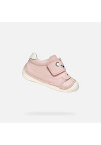 Buty dziecięce Geox Tutim. Kolor: biały, różowy, wielokolorowy