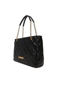 Love Moschino - LOVE MOSCHINO Torebka JC4145PP0NLA0000 Czarny. Kolor: czarny. Materiał: skórzane