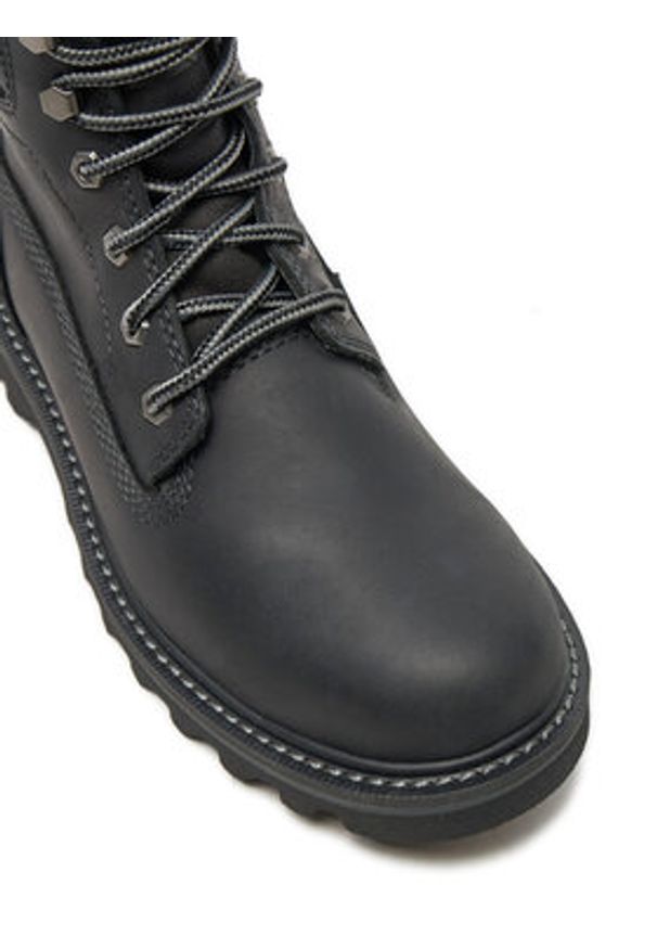 CAT Footwear Trapery Deplete Wp P721724 Czarny. Kolor: czarny. Materiał: skóra, nubuk
