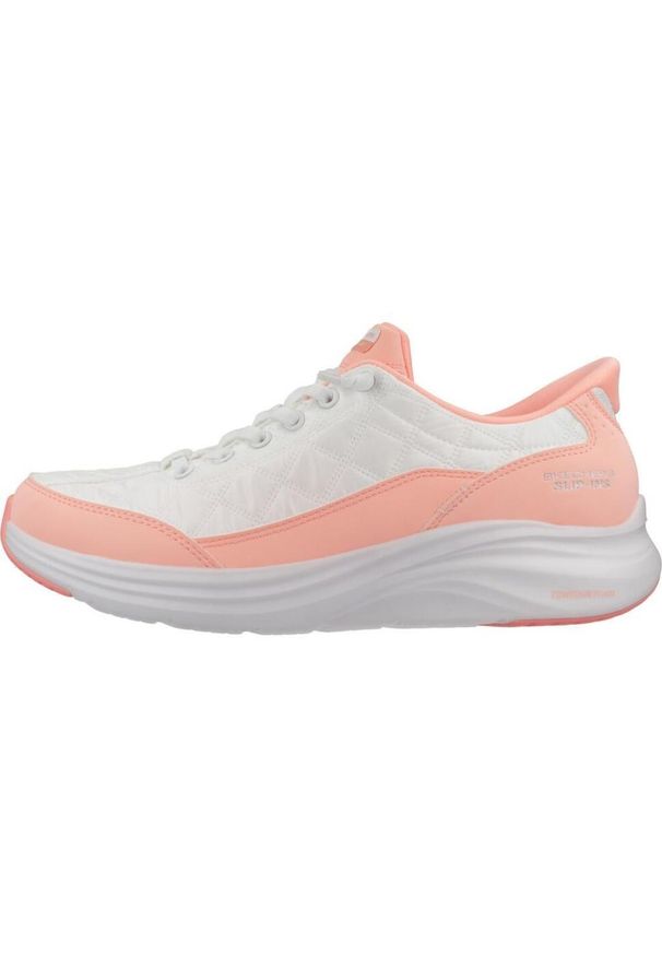 skechers - Buty SKECHERS SLIP-INS VAPOR FOAM Biały. Kolor: biały. Materiał: syntetyk, tkanina