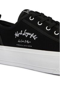 Karl Lagerfeld - KARL LAGERFELD Trampki Kampus Max V KL50523 Czarny. Kolor: czarny. Materiał: materiał #5