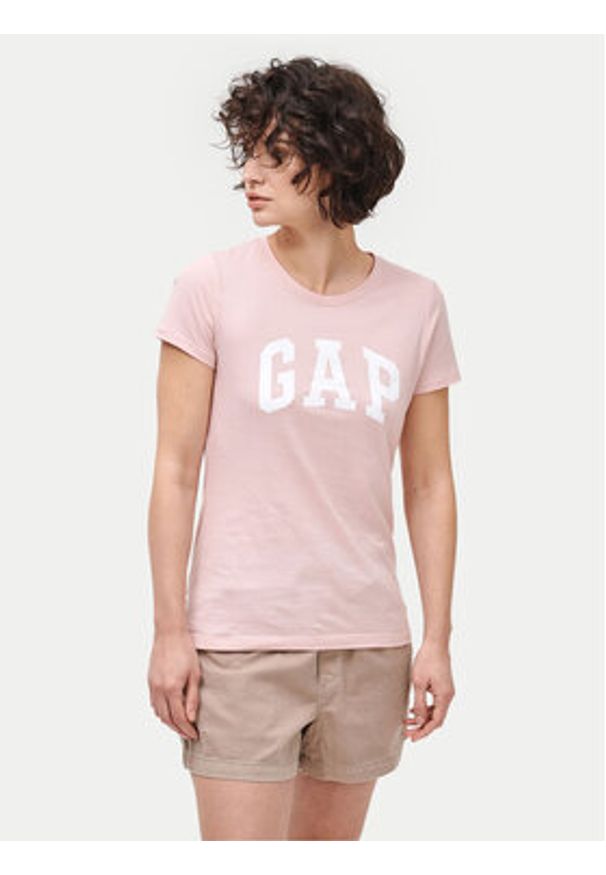 GAP - Gap Komplet 2 t-shirtów 548683-02 Różowy Regular Fit. Kolor: różowy. Materiał: bawełna