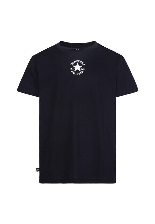 Koszulka dziecięca z krótkim rękawem Converse CNVN Sustainable Core. Kolor: czarny. Długość rękawa: krótki rękaw. Długość: krótkie