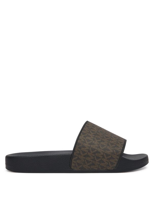 Klapki MICHAEL Michael Kors. Kolor: brązowy