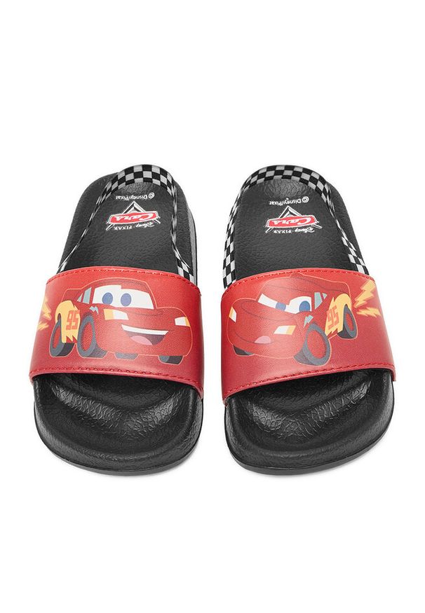 Klapki Cars. Kolor: czerwony