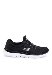 skechers - Skechers Sneakersy Summits 12980/BKW Czarny. Kolor: czarny. Materiał: materiał #1