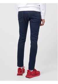 Hugo Jeansy 734 50441720 Granatowy Extra Slim Fit. Kolor: niebieski