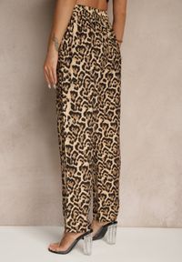 Renee - Panterkowe Spodnie ze Sznurkiem Tilarisea. Okazja: na co dzień. Styl: casual #3