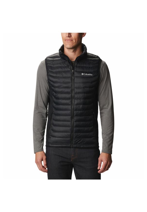 columbia - Columbia Bezrękawnik Powder Pass 2126111010. Kolor: czarny. Długość rękawa: bez rękawów. Sport: turystyka piesza