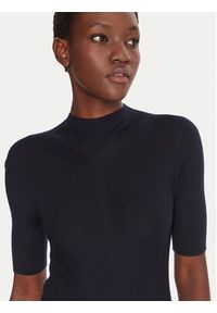 BOSS Golf Faleri 50542885 Granatowy Regular Fit. Typ kołnierza: golf. Kolor: niebieski. Materiał: wełna #3