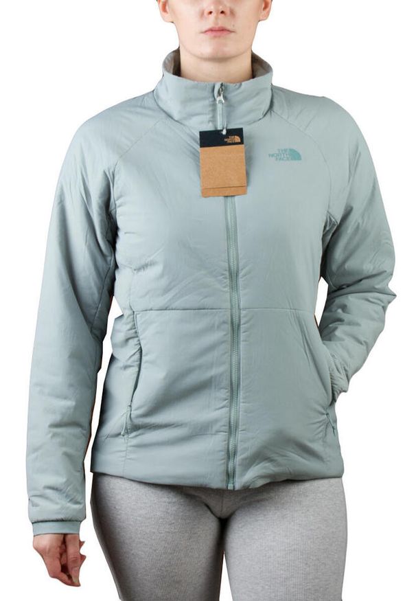 Kurtka turystyczna damska The North Face W Ventrix przejściowa. Kolor: niebieski. Materiał: elastan, nylon. Sport: turystyka piesza