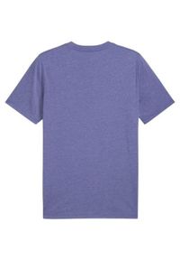 Puma - T-shirt Męski Logo Dwutonalny ESS No.1. Kolor: fioletowy. Sport: turystyka piesza