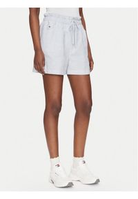 Tommy Jeans Szorty materiałowe DW0DW20360 Niebieski Regular Fit. Kolor: niebieski. Materiał: bawełna