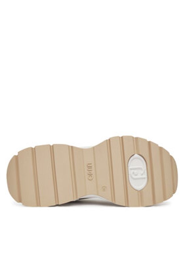 Liu Jo Sneakersy Eva 02 BA5065 PX617 Beżowy. Kolor: beżowy. Materiał: skóra, zamsz