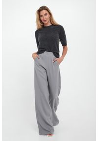 Marella - Sweter damski wełniany Jim MARELLA MONOCHROME. Materiał: wełna