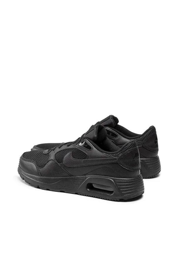 Nike AIR MAX SC Sneakersy męskie. Okazja: na co dzień. Kolor: czarny. Materiał: guma, syntetyk, materiał. Szerokość cholewki: normalna. Model: Nike Air Max