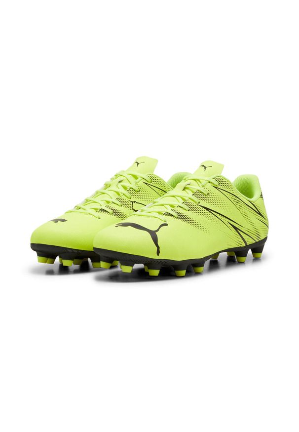 Buty piłkarskie Puma Attacanto FG/AG. Kolor: czarny, żółty, wielokolorowy. Sport: piłka nożna