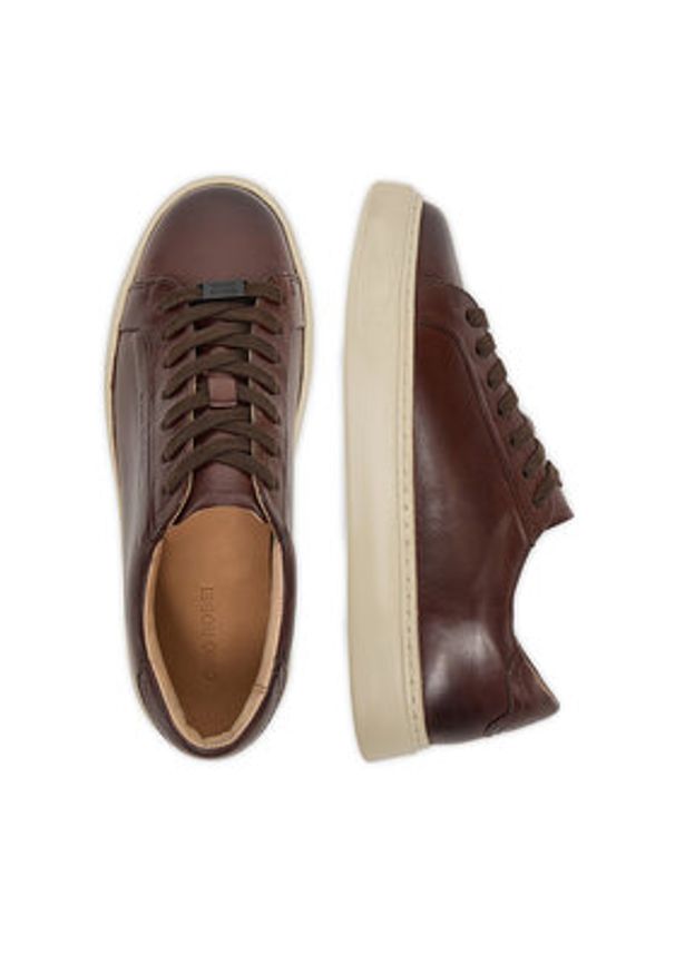 Gino Rossi Sneakersy CEO-CRISTO-01 MI08 Brązowy. Kolor: brązowy. Materiał: skóra
