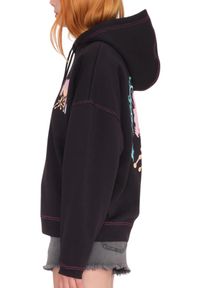 Bluza sportowa damska Volcom Tetsunori. Kolor: czarny. Materiał: bawełna, poliester