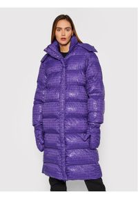 ROTATE Płaszcz zimowy Tina RT787 Fioletowy Relaxed Fit. Kolor: fioletowy. Materiał: syntetyk. Sezon: zima