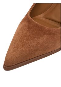 Gino Rossi - GINO ROSSI Szpilki EO-AZI-LT2472-1 Brązowy. Kolor: brązowy. Materiał: skóra, zamsz. Obcas: na szpilce #6