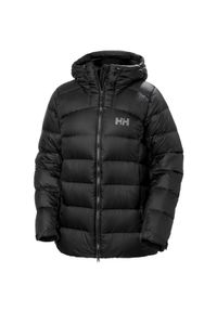 Damska kurtka z kapturem Helly Hansen Glacier Down. Typ kołnierza: kaptur. Kolor: czarny. Materiał: puch. Sezon: zima #1