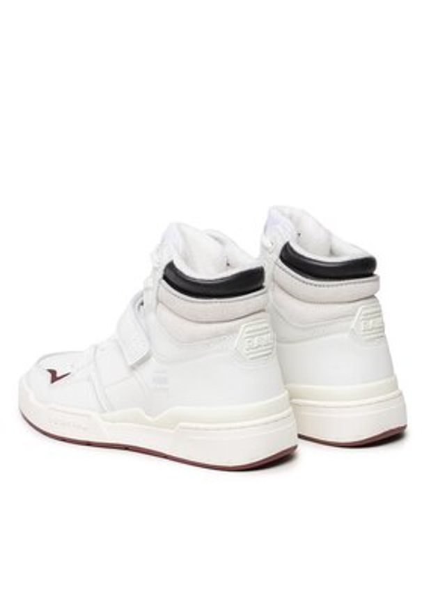 G-Star RAW - G-Star Raw Sneakersy Attacc Mid Lea W 2211 40708 Biały. Kolor: biały. Materiał: materiał