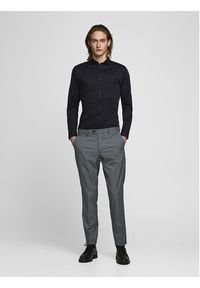 Jack & Jones - Jack&Jones Koszula Parma 12097662 Czarny Super Slim Fit. Kolor: czarny. Materiał: bawełna #7