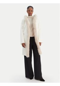 Rinascimento Płaszcz zimowy CFC0126714003 Écru Regular Fit. Materiał: syntetyk. Sezon: zima #4