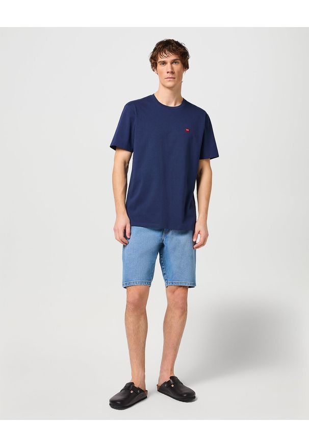 Wrangler - WRANGLER MĘSKIE SPODENKI JEANSOWE TEXAS SHORTS HERO 112350659 W11C016838. Materiał: jeans