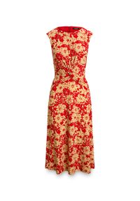 Lauren Ralph Lauren - LAUREN RALPH LAUREN Sukienka letnia 200P09092001 Czerwony Regular Fit. Kolor: czerwony. Materiał: syntetyk. Sezon: lato #1