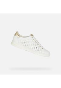 Geox - Buty GEOX D JAYSEN B Biały. Kolor: biały, wielokolorowy, żółty. Materiał: tkanina, skóra. Sport: turystyka piesza #1