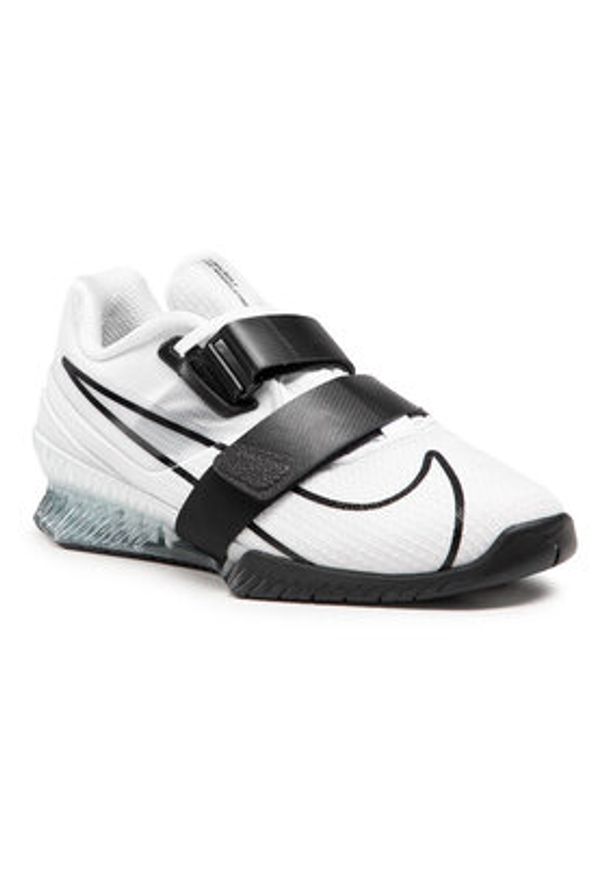 Nike Buty na siłownię Romaleos 4 CD3463 101 Biały. Kolor: biały. Materiał: materiał. Sport: fitness