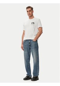Calvin Klein Jeans T-Shirt Resort Graphic LV04RG802G Biały Regular Fit. Kolor: biały. Materiał: bawełna #2