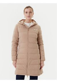 Guess Kurtka przejściowa V4YL05 WF3X0 Beżowy Regular Fit. Kolor: beżowy. Materiał: syntetyk
