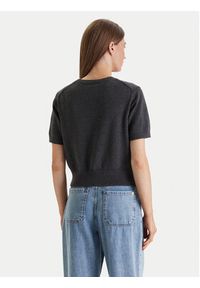 Calvin Klein Jeans Sweter Chunky LV044E306G Szary Regular Fit. Kolor: szary. Materiał: bawełna #2