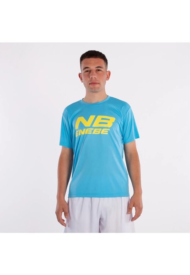 ENEBE - Koszulka Enebe Zircon. Kolor: niebieski, wielokolorowy, zielony