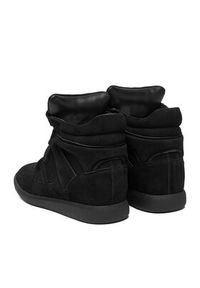 Badura Sneakersy EO-IVI-LT1885-2N Czarny. Kolor: czarny. Materiał: zamsz, skóra