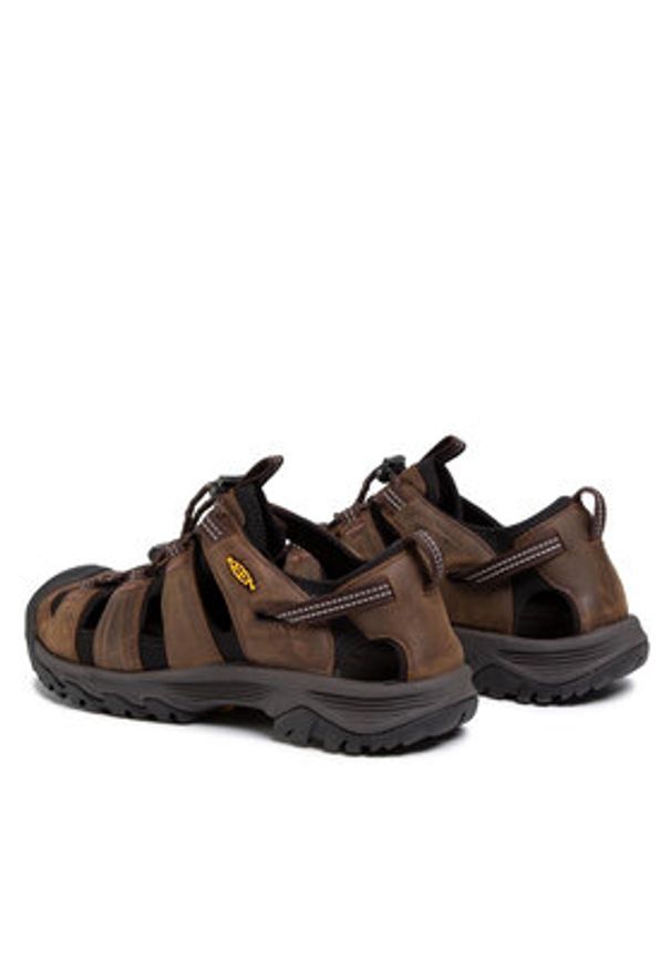 keen - Keen Sandały Targhee III Sandal 1022427 Brązowy. Kolor: brązowy. Materiał: nubuk, skóra