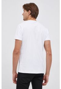 Pepe Jeans T-shirt Original Basic kolor biały z nadrukiem. Kolor: biały. Wzór: nadruk